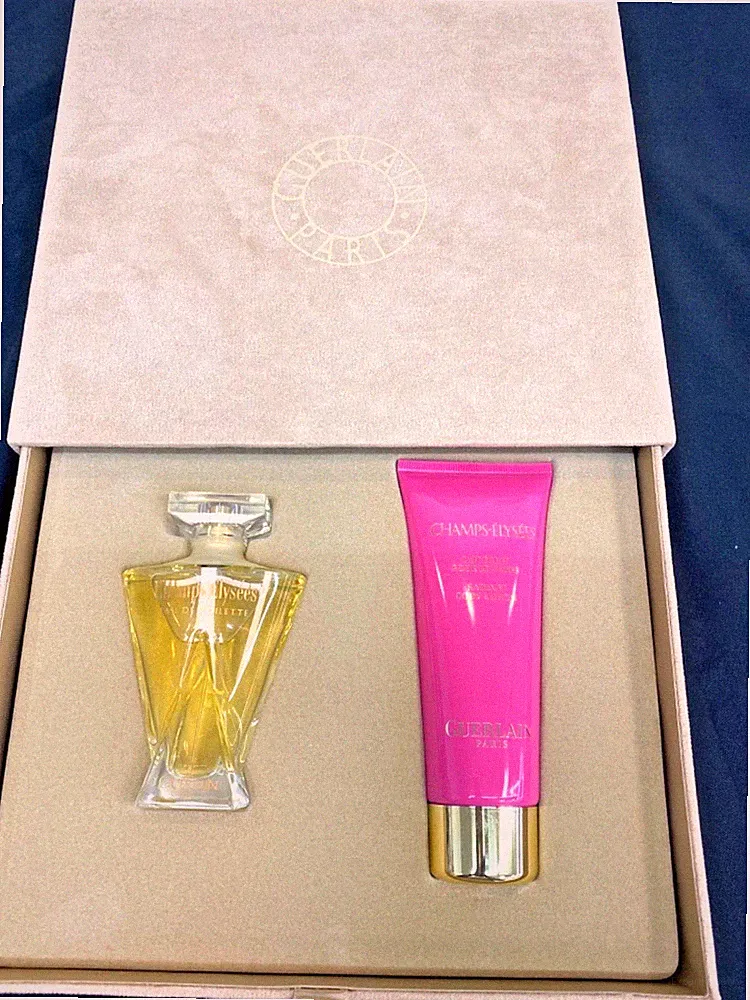 Champs Elysees Guerlain Women Perfume EDT Spray 1.7 & 3.4oz Lotion 2Pcs Gift Set