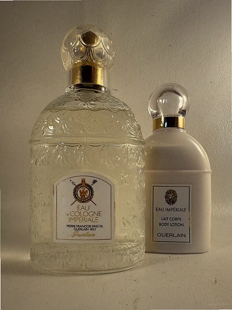 Guerlain Eau Imperiale Citrus Floral 3.4 Oz Perfume & Lotion Bee Set Lot x 2